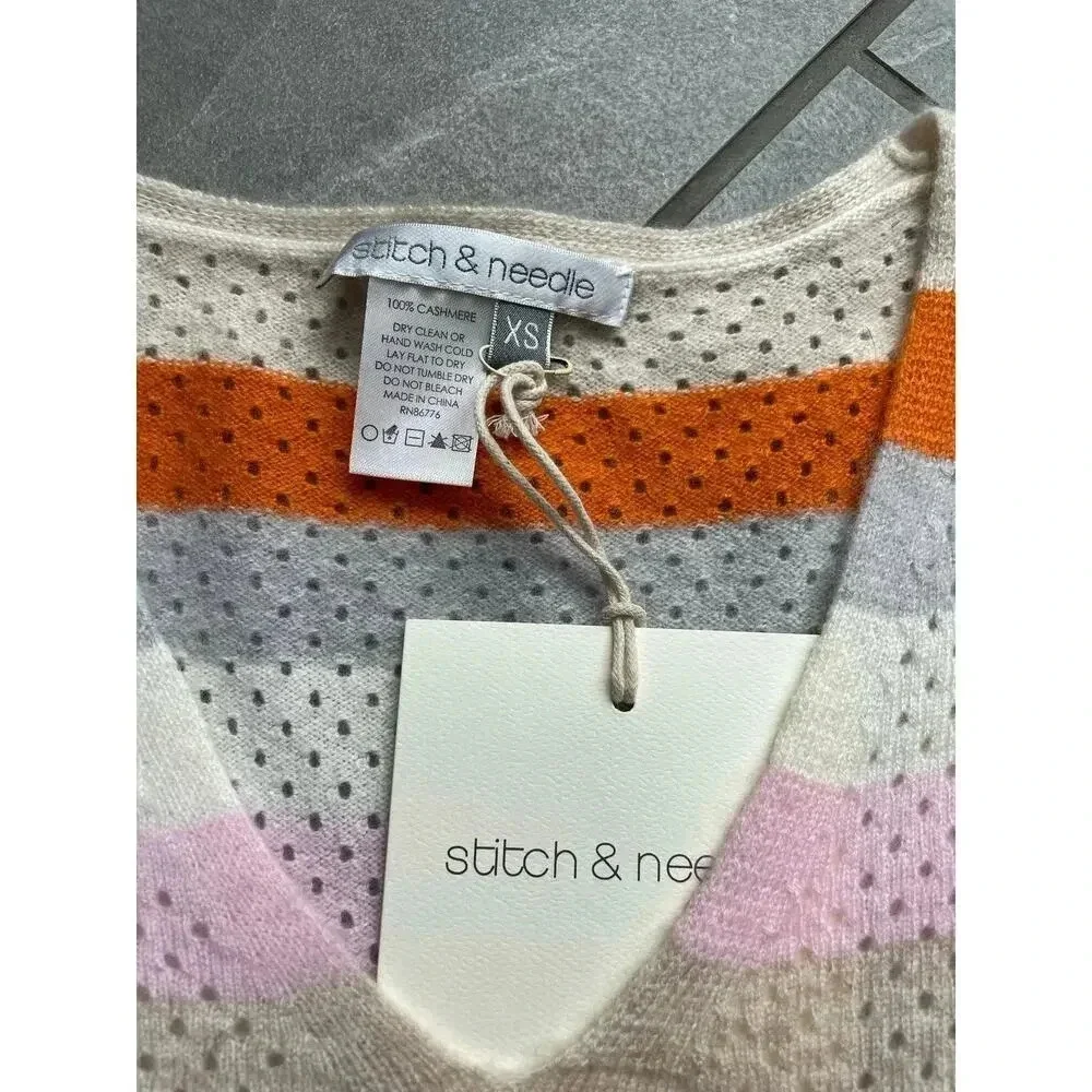 Stitch and Needle short sleeve cashmere sweater - Picture 3 of 5